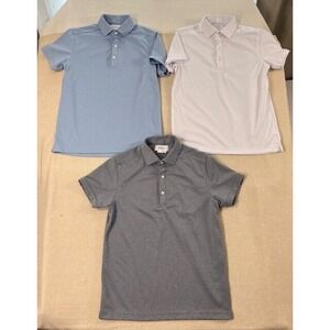 Ministry of Supply Men's Polo Shirts - Blue, Light Pink, Gray